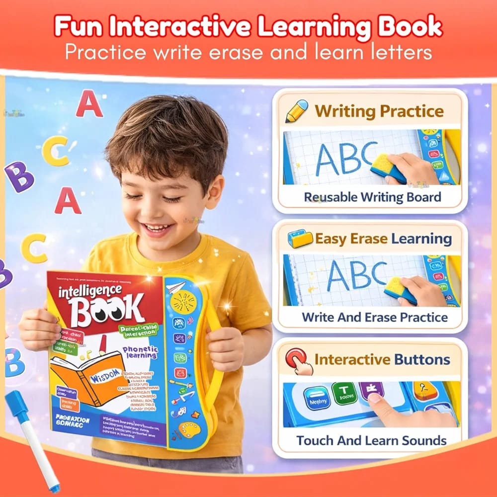 Intelligence Book – Interactive Educational Learning Toy for Kids