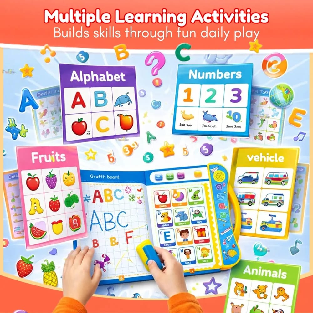 Intelligence Book – Interactive Educational Learning Toy for Kids